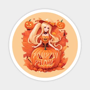 barbie fall pumpkin Magnet